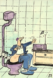 Radio [1] : VII Otwarty Międzynarodowy Konkurs na Rysunek Satyryczny / Mileta Miloradović