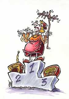 Radio [1] : VII Otwarty Międzynarodowy Konkurs na Rysunek Satyryczny / Reza Adilipour