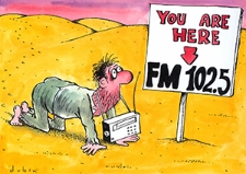 Radio [1] : VII Otwarty Międzynarodowy Konkurs na Rysunek Satyryczny / Alexander Dubovsky