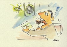 Radio : VII Otwarty Międzynarodowy Konkurs na Rysunek Satyryczny / Cletiu Radu-Clear