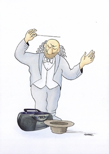 Radio [2] : VII Otwarty Międzynarodowy Konkurs na Rysunek Satyryczny / Roman Kubec