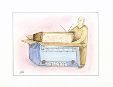 Radio [1] : VII Otwarty Międzynarodowy Konkurs na Rysunek Satyryczny / Mehdi Afradi