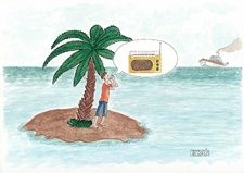 Radio [1] : VII Otwarty Międzynarodowy Konkurs na Rysunek Satyryczny / Ebubekir Akyol