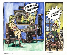 Radio : VII Otwarty Międzynarodowy Konkurs na Rysunek Satyryczny / Daniel Eduardo Varela