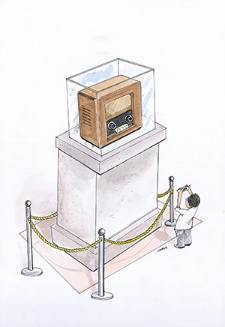 Radio : VII Otwarty Międzynarodowy Konkurs na Rysunek Satyryczny / Shahid Atiqullah