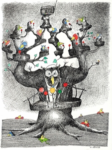 Radio [1] : VII Otwarty Międzynarodowy Konkurs na Rysunek Satyryczny / Henryk Cebula