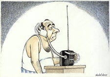 Radio : VII Otwarty Międzynarodowy Konkurs na Rysunek Satyryczny / Nedal Deep