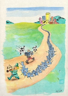 Radio [1] : VII Otwarty Międzynarodowy Konkurs na Rysunek Satyryczny / José Raymundo Nascimento