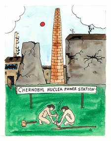 Ochrona przed chłodem i upałem [3] : VIII Otwarty Międzynarodowy Konkurs na Rysunek Satyryczny / Alexei Talimonov