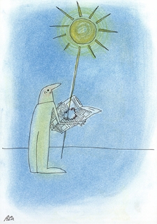 Ochrona przed chłodem i upałem [2] : VIII Otwarty Międzynarodowy Konkurs na Rysunek Satyryczny / Marzieh Rezaei