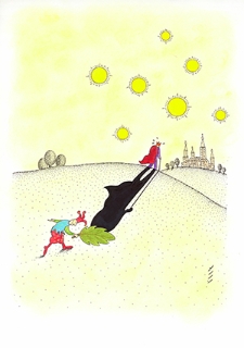 Ochrona przed chłodem i upałem [1] : VIII Otwarty Międzynarodowy Konkurs na Rysunek Satyryczny / Souran Kurdpour