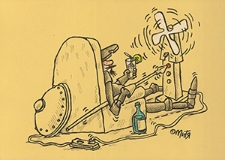 Ochrona przed chłodem i upałem : VIII Otwarty Międzynarodowy Konkurs na Rysunek Satyryczny / Dmitry Kononov