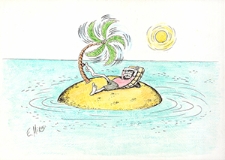 Ochrona przed chłodem i upałem [2] : VIII Otwarty Międzynarodowy Konkurs na Rysunek Satyryczny / Elman Mirzoyev