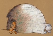 Ochrona przed chłodem i upałem [2] : VIII Otwarty Międzynarodowy Konkurs na Rysunek Satyryczny / Ömer Çam