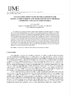 Stagnation-point flow of Williamson fluid along a stretched plate with convective thermal condition and activation energy