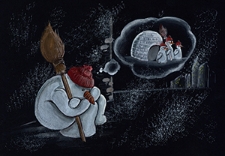 Ochrona przed chłodem i upałem : VIII Otwarty Międzynarodowy Konkurs na Rysunek Satyryczny / Rahim Baggal Asgarl