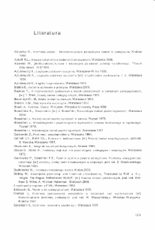 Metody i techniki badań pedagogicznych - literatura