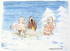 Ochrona przed chłodem i upałem [2] : VIII Otwarty Międzynarodowy Konkurs na Rysunek Satyryczny / Muchid Rahmat