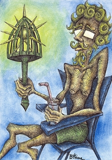 Ochrona przed chłodem i upałem : VIII Otwarty Międzynarodowy Konkurs na Rysunek Satyryczny / Benjamin Heine