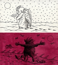 Ochrona przed chłodem i upałem [3] : VIII Otwarty Międzynarodowy Konkurs na Rysunek Satyryczny / Yuriy Kosobukin