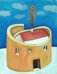 Ochrona przed chłodem i upałem [2] : VIII Otwarty Międzynarodowy Konkurs na Rysunek Satyryczny / Jacek Frąckiewicz