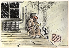 Ochrona przed chłodem i upałem [1] : VIII Otwarty Międzynarodowy Konkurs na Rysunek Satyryczny / Vadim Siminoga