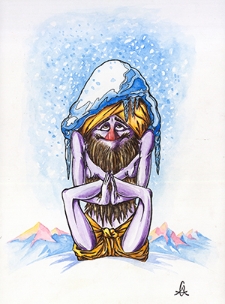 Ochrona przed chłodem i upałem : VIII Otwarty Międzynarodowy Konkurs na Rysunek Satyryczny / Olga V. Ibragimova