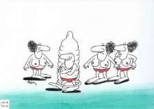 Ochrona przed chłodem i upałem : VIII Otwarty Międzynarodowy Konkurs na Rysunek Satyryczny / Anton Kotreba