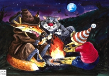 Ochrona przed chłodem i upałem [1] : VIII Otwarty Międzynarodowy Konkurs na Rysunek Satyryczny / Valentin Druzhinin