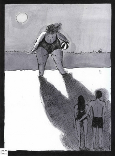 Ochrona przed chłodem i upałem : VIII Otwarty Międzynarodowy Konkurs na Rysunek Satyryczny / Ewa Szozda