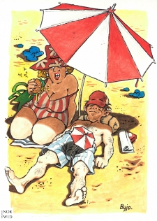 Ochrona przed chłodem i upałem [1] : VIII Otwarty Międzynarodowy Konkurs na Rysunek Satyryczny / Zbigniew Pietrzyk