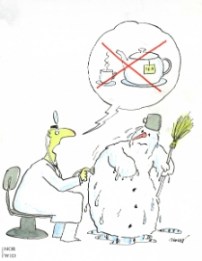 Ochrona przed chłodem i upałem [1] : VIII Otwarty Międzynarodowy Konkurs na Rysunek Satyryczny / Ivan Haramija