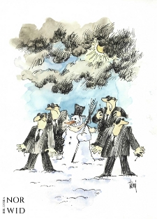 Ochrona przed chłodem i upałem [1] : VIII Otwarty Międzynarodowy Konkurs na Rysunek Satyryczny / Tony Houbrechts