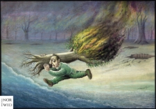 Ochrona przed chłodem i upałem [1] : VIII Otwarty Międzynarodowy Konkurs na Rysunek Satyryczny / Muhittin Köro?lu