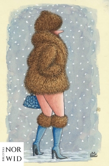 Ochrona przed chłodem i upałem [1] : VIII Otwarty Międzynarodowy Konkurs na Rysunek Satyryczny / Makhmud Eshonkulov