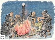 Ochrona przed chłodem i upałem [1] : VIII Otwarty Międzynarodowy Konkurs na Rysunek Satyryczny / Stanislav Aszmarin