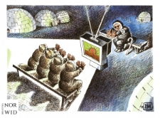 Ochrona przed chłodem i upałem [6] : VIII Otwarty Międzynarodowy Konkurs na Rysunek Satyryczny / Mihail Ignat