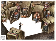 Ochrona przed chłodem i upałem [5] : VIII Otwarty Międzynarodowy Konkurs na Rysunek Satyryczny / Mihail Ignat