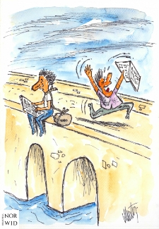 Gazeta : IX Otwarty Międzynarodowy Konkurs na Rysunek Satyryczny / Murteza Albayrak