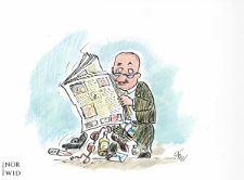 Gazeta [4] : IX Otwarty Międzynarodowy Konkurs na Rysunek Satyryczny / Evžen David