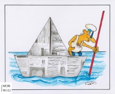 Gazeta [2] : IX Otwarty Międzynarodowy Konkurs na Rysunek Satyryczny / Tadeusz Krotos