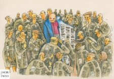 Gazeta [1] : IX Otwarty Międzynarodowy Konkurs na Rysunek Satyryczny / Oleksiy Kustovsky