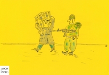 Gazeta [1] : IX Otwarty Międzynarodowy Konkurs na Rysunek Satyryczny / Gennady Kostovetsky