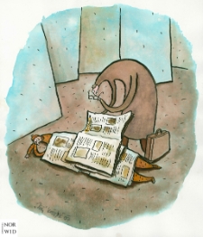 Gazeta [2] : IX Otwarty Międzynarodowy Konkurs na Rysunek Satyryczny / Jiř&iacute; Ko&scaron;t&yacute;ř