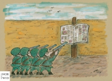 Gazeta [1] : IX Otwarty Międzynarodowy Konkurs na Rysunek Satyryczny / Evžen David