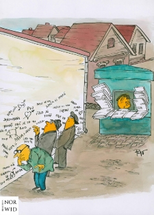 Gazeta [1] : IX Otwarty Międzynarodowy Konkurs na Rysunek Satyryczny / Vladimir Pavlik