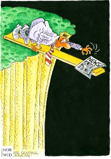 Gazeta [3] : IX Otwarty Międzynarodowy Konkurs na Rysunek Satyryczny / Oleg Gutsol