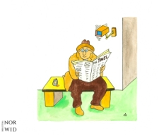 Gazeta [2] : IX Otwarty Międzynarodowy Konkurs na Rysunek Satyryczny / Alexei Talimonov