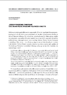 "Grzechy powszednie i śmiertelne", czyli Oriana Fallaci za kulisami Hollywood i Cinecitta = "Venial and mortal sins", or Oriana Fallaci behind the closed doors of Hollywood and Cinecitta