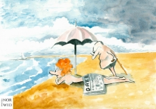 Gazeta [1] : IX Otwarty Międzynarodowy Konkurs na Rysunek Satyryczny / Marek Rybak